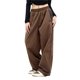 thumbnail image 1 of WILLBEST Pantalones Casuales para Mujer, Vaqueros elegantes con Rayas de Patchwork, Cintura Alta, Corte Holgado, Vaqueros con Bloques de Color, Pantalones Rectos de Pierna Ancha Extra Grande, 1 of 8