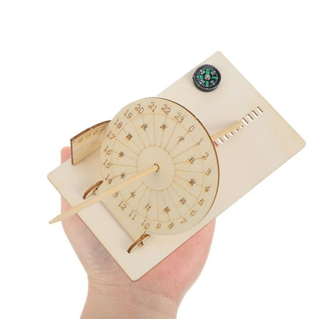 ELAYARD 1 Set of Sundial Model Kits Plastic Ancient Timing Instrument for Parents