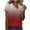 Red, variant on TKLPEHG Womens Short Sleeve Shirts V-Neck Button Plus Size Tshirt Casual Lightweight Comfy Gradient Color Print Fashion Loose Short Sleeve T Shirt Summer Clothes Blouses (Red,XL)