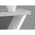 thumbnail image 2 of Modern Grey and White Laminate Narrow Sofa Table for Living Room, Bedroom and Entryway - 36"L x 12"D x 34"H, 2 of 7