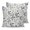 Blue Beige, variant on Waterproof Outdoor Throw Pillows with Inserts 16"x16", Blue Botanical Soft Decorative Pillowcases for Couch Bedroom, Rustic Country Spring Floral Summer Leaf Pillow Covers for Sofa Living Room