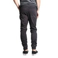 thumbnail image 2 of Victorious Men's Scrunch Stacked Biker Twill Jogger Pants JG882 - Charcoal - Small, 2 of 6