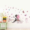thumbnail image 4 of Hxoliqit Fairy with Flowers and Butterflies Wall Stickers, 4 of 4