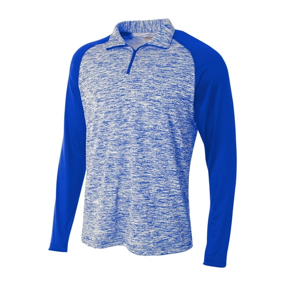 A4 NB4249 Boys Quarter Zip Space Dye