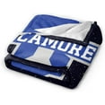 thumbnail image 2 of Indiana State Sycamores Original Fleece Blanket, Very Soft Microfiber Flannel Blanket for Couch Warm and Cozy for All Seasons, Black, 2 of 6