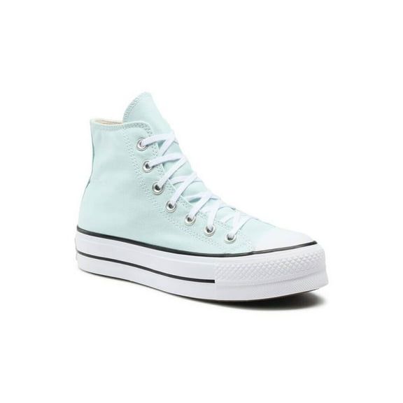 Converse CTAS Lift Platform High WMNS Shoes, Chance of Rain/White/Black, Size 8.5