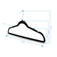 thumbnail image 4 of Set De 50 Ganchos De Ropa Terciopelo Antideslizantes, 4 of 4