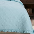 thumbnail image 4 of KASENTEX  Soft Microfiber Quilt Set Machine Washable Bedspread All Season Cyan - King, 4 of 5