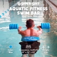 thumbnail image 2 of TRC Recreation Super Soft Fitness Gear Swim Bar, Aid for Aquatic Fitness, Blue, 2 of 6