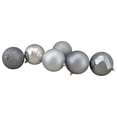 thumbnail image 2 of Northlight 12ct Shatterproof 3-Finish Christmas Ball Ornament Set 4" - Brown/Silver, 2 of 4