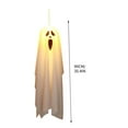 thumbnail image 3 of PATLOLLAV White Large Halloween Ghost Hanging Decorations,Luminous Ghost Hanging Lamp,Light Up Ghost Decor Halloween Hanging Ghosts with Led Lights for Halloween Outdoor Indoor Ornament, 3 of 5