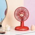thumbnail image 5 of Partheme Cartoon Desktop Fan, a USB Rechargeable Desk Breeze and 3 Speed Personal Air Circulator. A Mother’s Day Home Office Cooling Gift and a 4th of July Bedroom Heat Relief Companion, Red, 5 of 6