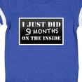 thumbnail image 4 of Inktastic 9 Months on the Inside Boys or Girls Baby Bodysuit, 4 of 5