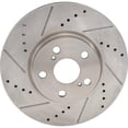 thumbnail image 3 of New Vented Brake Disc Compatible With Pontiac Scion Toyota Corolla Le Eco Plus 4 Cyl 1.8L Corolla LE 4 Cyl 1.8L 2008-2019 By 31505 44622 145818 0833353 850071 900570 60076081, 3 of 8