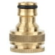 thumbnail image 4 of Adaptador de manguera, conector de manguera de conexión rápida de latón 3/4 Conector de manguera de jardín resistente y resistente, 4 of 8
