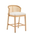 thumbnail image 4 of Indoor Wooden Counter Stool,Natural, 4 of 12