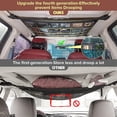 thumbnail image 3 of RKZDSR Car Ceiling Cargo Net Pocket, Double-Layer Mesh Car Roof Storage Organizer,Truck SUV Travel Long Road Trip Camping Interior Accessories, 3 of 9