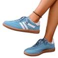 thumbnail image 6 of Willtoo Women's Retro Fashion Sneakers Comfortable Casual Anti Slip Platform Low-Top Sneakers Lace Up Memory Foam Tennis Walking Shoes, 6 of 6