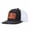 Black and white, variant on DAD JOKE LOADING...Letter leather label pattern, suitable for travel and casual outfits, breathable outdoor baseball cap for men, adjustable