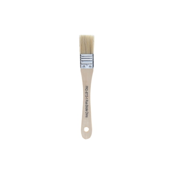 Pro Art Brush White Bristle Wide Wash 1x1.5"