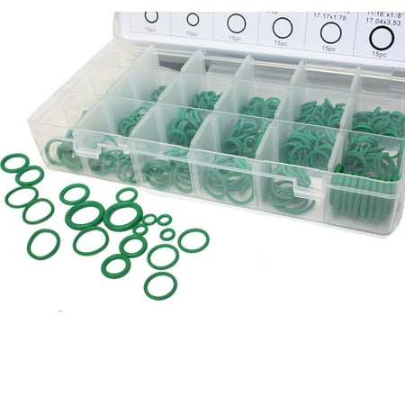 Popular Imports - 420pc Hydrogenated Nitrile Butadiene Rubber AC O-Ring Assortment 18 Popular Size By I_S IMPORT Ship from US