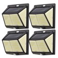 thumbnail image 1 of Luz de pared Irfora 228LED Luz de pared solar PIR Luces con sensor de movimiento Lámpara de jardín impermeable al aire libre Luz de noche 3 modos de luz para jardín Patio Patio Valla Paisaje Patio Irfora Luz de pared, 1 of 7