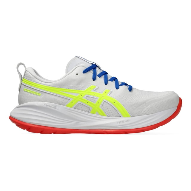 Tenis Asics Hombre Gel Cumulus 27 Safety Yellow Blanco Running blanco 7.5 MX