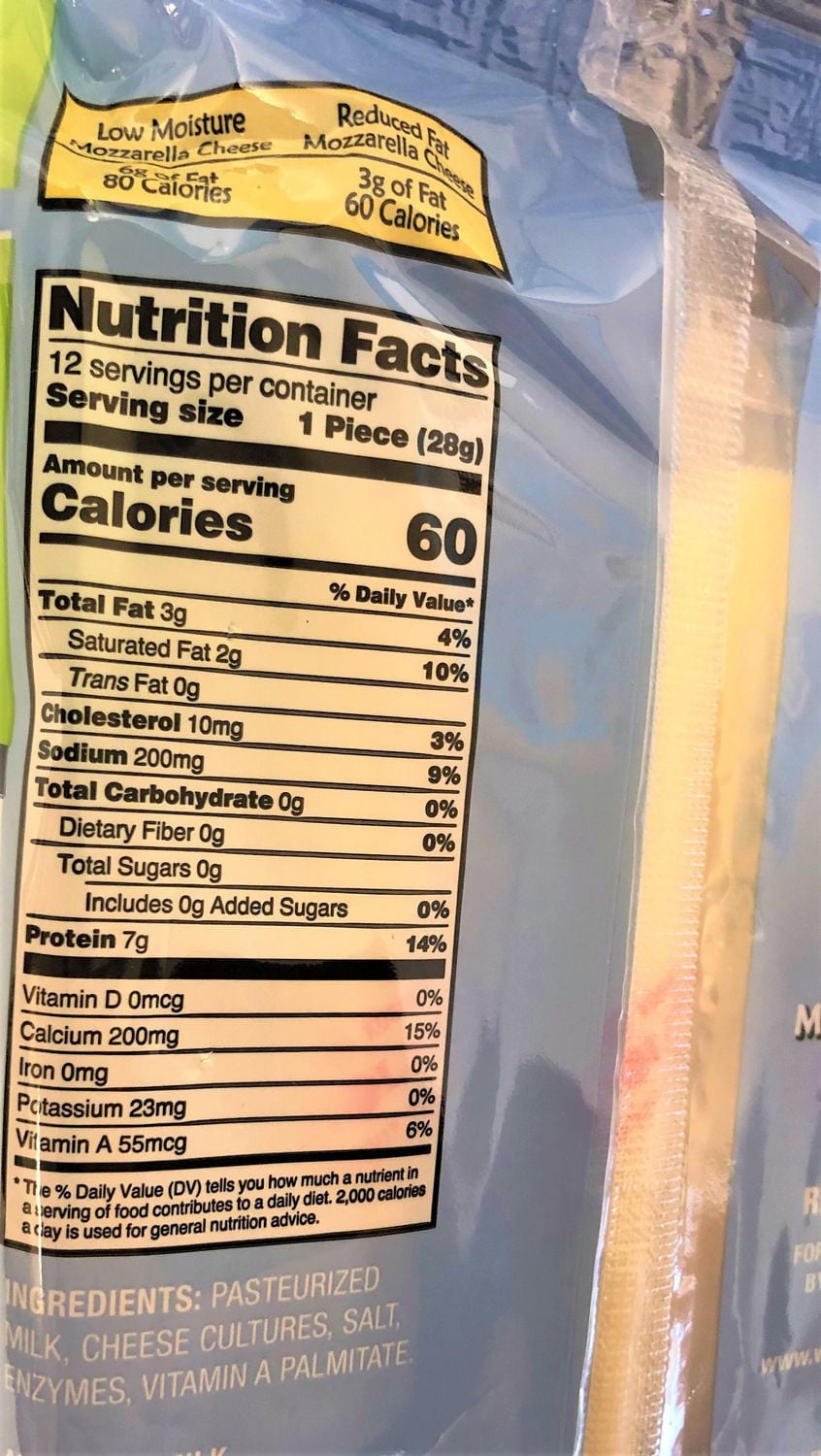 Haolam String cheese Light Reduced Fat Low-Moisture Mozzarella Cheese, String Cheese