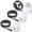 3pcs White, variant on Charger Block Type C, 3 Pack USB Wall Charger with 10FT Type C Charging Cable Cord USB C Cable Phone Cables, Dual Port Phone Charger Android Charger Block USB Plug Adapter USB Charging Block, White