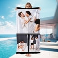 thumbnail image 2 of Personalized Custom Beach Towels with Picture Logo Photo Names Customized Pool Travel Towel for Kids Adults Women Men 30" X 60", 2 of 5