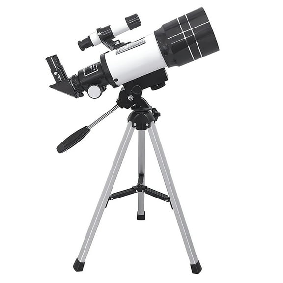 ikaufen 70mm Refractor Astronomical Telescope for Kids & Beginners, 15X-150X Magnification with Phone Adapter, Tripod & Moon Filter, Portable for Stargazing & Terrestrial Viewing