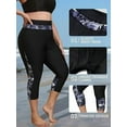thumbnail image 2 of Sociala Womens Plus Size Capris High Waist Swimwear Bottoms Long Swim Shorts Tankini Bottom, 2 of 8