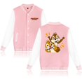 thumbnail image 3 of Chaqueta bomber de Chip n Dale para mujer y hombre, chaqueta de béisbol de otoño, abrigo de dibujos animados para niños, ropa de calle, chaqueta bomber de estilo Harajuku para la universidad, 3 of 5