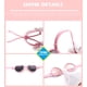 thumbnail image 4 of Lentes de Sol NULOOQ para Niñas con Forma de Corazón Polarizados, 3 Unidades, Edad 2-8 Años, 4 of 5
