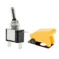 thumbnail image 1 of Almencla Electrical LED Light Rocker Toggle Switch 3Pin 12mm LED Toggle Switch for Truck Supplies yellow, 1 of 8