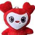 thumbnail image 3 of Lindo llavero de muñeca 10cm Momo muñeca llavero colgante encantadora muñeca de dibujos animados para Fans, 3 of 6