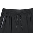 thumbnail image 4 of cfhntfmh Mens Workout Pants Elastic Waisted Drawstring Running Pants with Pockets Lightweight Athletic Clothes (Dark Gray,X-Large), 4 of 7