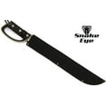 thumbnail image 6 of Snake Eye Tactical Full Tang Two Tone Handle Silver Sawback Fixed Blade Machete, 6 of 6