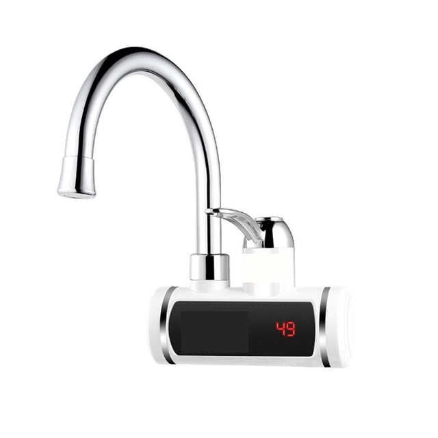 Electric Water Heater,Electric Faucet Kitchen Instant Hot Water Heater,Digital Display Bottom/Lateral Intake ,Faster Heat