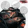 thumbnail image 6 of Uorisanigo UTV Seat Cover for Kawasaki Mule 4000 2009-2025, Tear-Resistant Retro American Flag Eagle Seat Cover for Mule with Elastic Band, Replacement Padded Protector UTV Accessories, 6 of 7