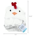 thumbnail image 7 of Hudson Baby Infant Hooded Animal Face Plush Blanket, Chicken, One Size, 7 of 7