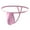 c01Pink, variant on USNSM Men's Swimwear Underwear T-Back Thongs Soft Stretch Men G-string Low Waist Bikini Underwear White L