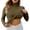 Army Green, variant on Long Sleeve Shirts for Women 2026 Spring Modal Turtleneck Slim Fit Undershirt with Build-in Bra Padded Blouse Top