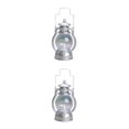 thumbnail image 3 of Guardoinrt Lantern LED Oil Lamp Table Porch Winery Cabin Light Silver 2Set, 3 of 6