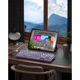 thumbnail image 4 of MageGee SKY98 Wireless Gasket Mechanical Gaming Keyboard, 96% Hot Swappable RGB Custom Creamy Keyboard with 5-Layer Sound Padding, BT/2.4G/USB-C, NKRO for Win/Mac (Laven, 4 of 9
