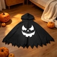 thumbnail image 6 of Bainana Halloween Onesie Cosplay Ghost Outfits For Kids Lightweight Long Sleeve Hooded Face Print Robe Boys And Girls Theme Party Clothes, 6 of 7