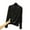 g-Black20045, variant on Women Undershirts Base Layer Stretch Thermal Ladies Casual High Neck Solid Color Tight Warm Close Fitting Long Sleeved Base Layer Shirts Breathable Tops