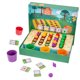 thumbnail image 3 of 1 juego de tazas de madera para clasificar y reconocer colores de frutas y verduras de granja, 3 of 7