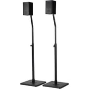 Deco Home Universal Speaker Stands, Height Adjustable, Holds Up to 11 lbs, 2 Pairs