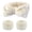 Off-White, variant on Headband and Wristband Set for Washing Face, Spa Skincare Makeup Headband, Soft Puffy Hair Band Bow Tie, for Women and Teen Girl Trendy Stuff Gifts